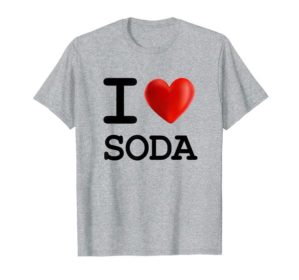 

I Love SODA Drink Beverage Heart T Shirt, Mainly pictures