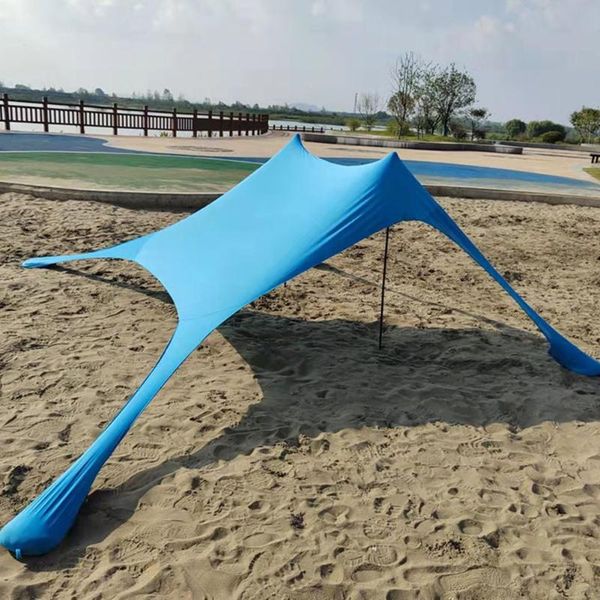 

tents and shelters family portable sunshade beach shade tent lightweight windproof uv protection outdoor leica canopy 280*280*280cm1950g