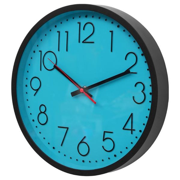 

wall clocks simple round clock quiet movement home decor without battery