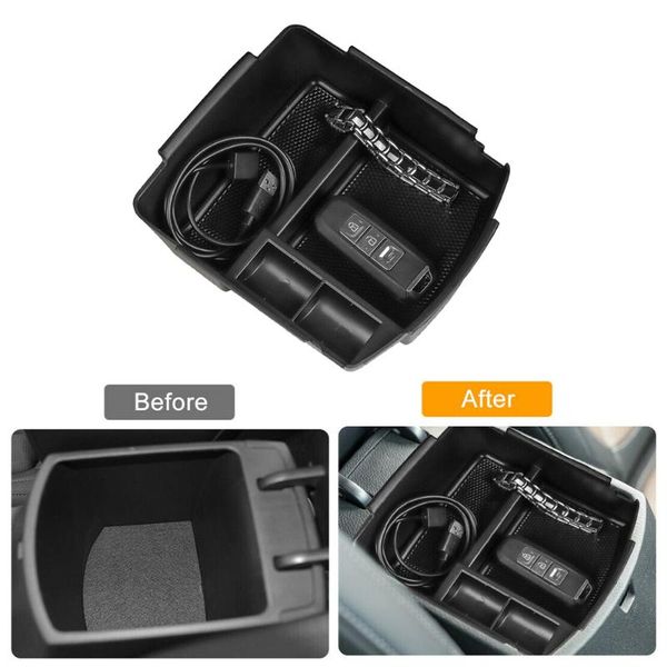 

car organizer black storage box tray center console high quality