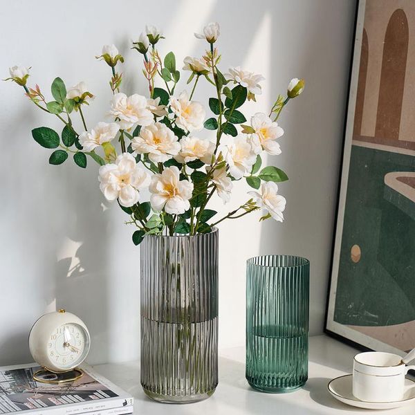 

vases modern glass vase terrarium decor flower arrangement living room decoration home accessories