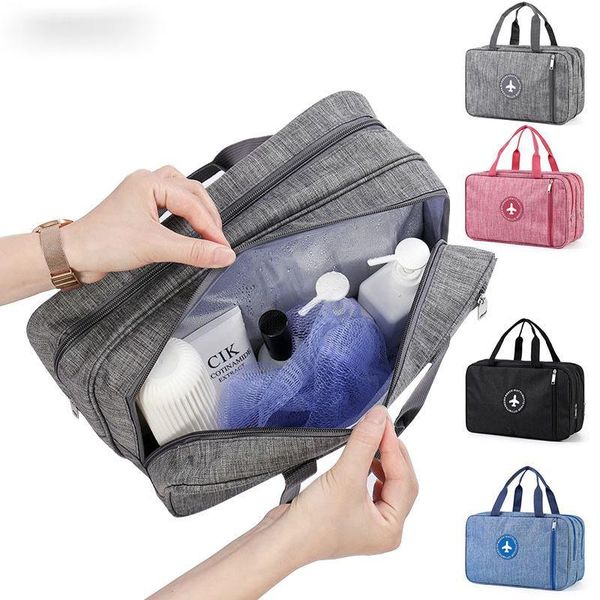 

cosmetic bags & cases women men travel portable make up bag wet dry beauty toiletry organizer 2021 wash female vanity makeup