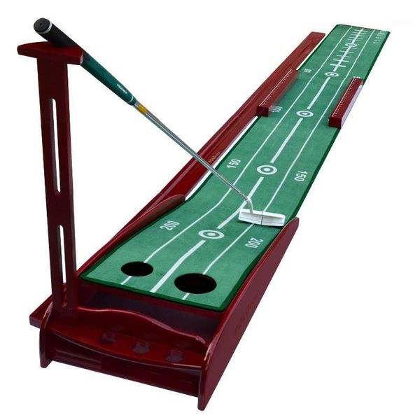 

solid wood golf indoor mini green training aids complete set of clubs1