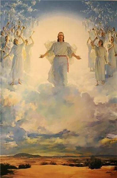 

second coming of jesus christ home decor oil painting on canvas handpainted &hd print wall art picture customization is acceptable 21061401