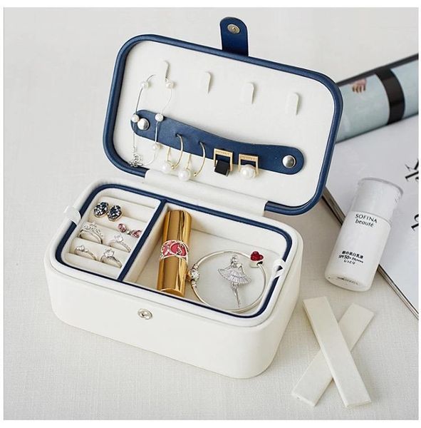 

travel portable earrings earrings necklace jewelry box