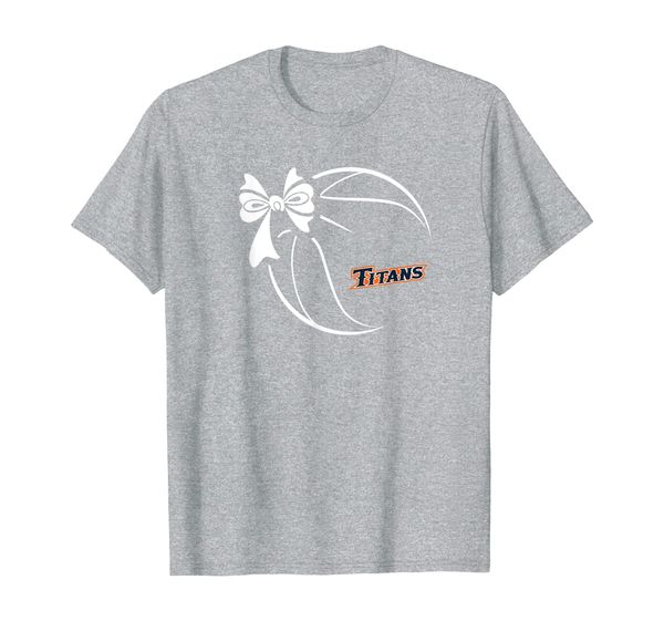 

cal state fullerton titans basketball ribbon t-shirt, White;black