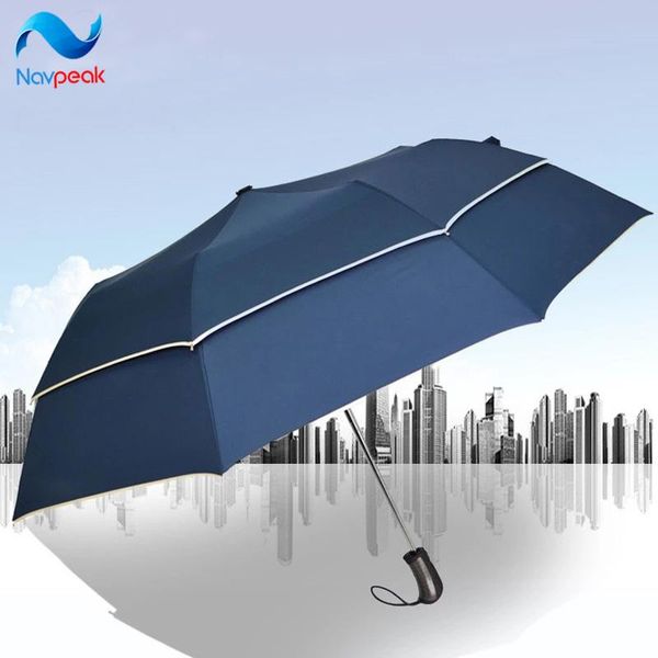 

umbrellas personalized double-layer golf folding umbrella creative large sunny business gift advertising