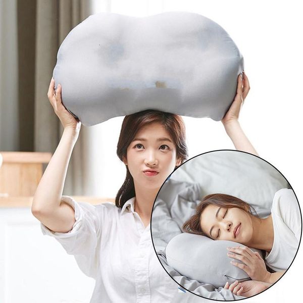 

pillow anesthesia creative deep sleep addiction 3d neck washable polyester pillowcase micro airballs filling travel