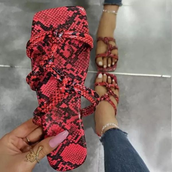 

slippers 2021 summer women flat heel printing pu leather fashion sand casual shoes 6kf232, Black