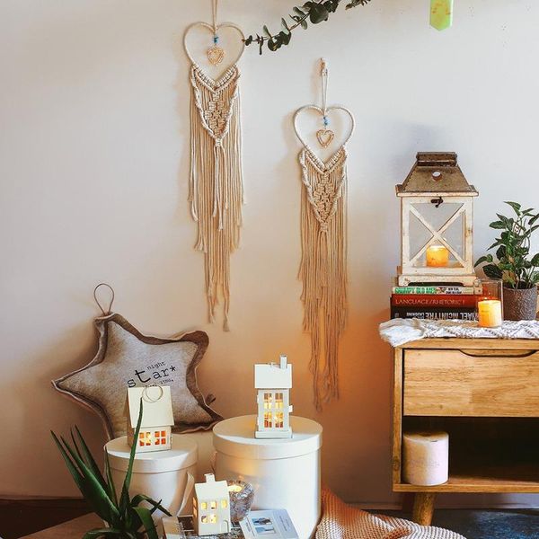 

tapestries handmade woven macrame wall hanging tapestry wedding decoration backdrop home living room decor art