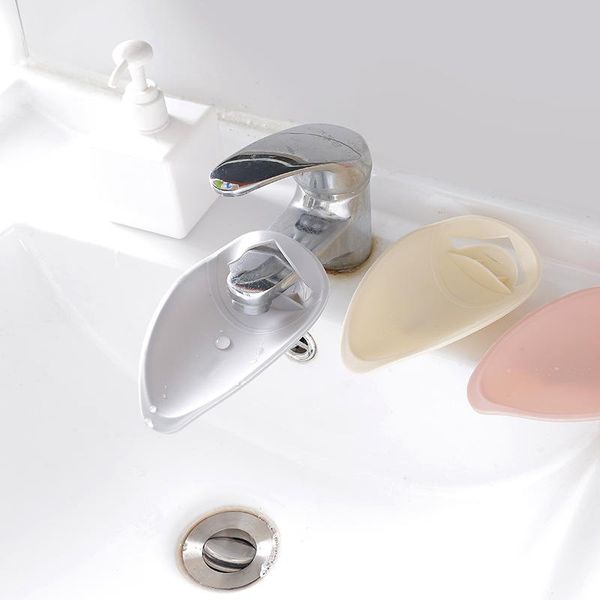 

bathing tubs & seats 1pcs water baby cute silicone faucet extender kid hand washing kids rubber bathroom