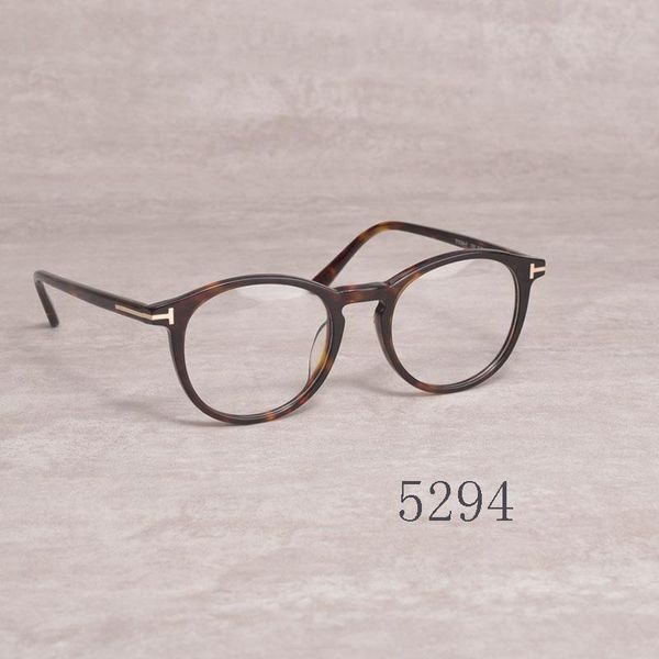 

fashion sunglasses frames vintage tom for man women optical eyeglasses forde acetate reading myopia prescription glasses tf5294, Black