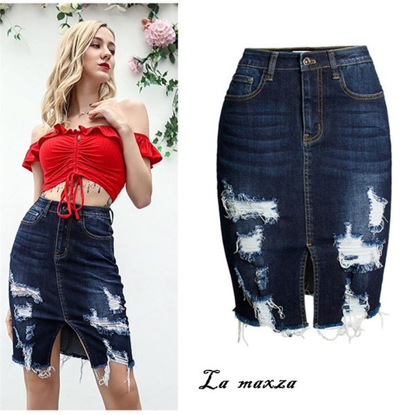 

skirts plus size 2021 women summer midi skirt fashion casual club korean denim streetwear, Black
