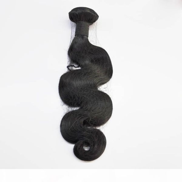 

elibess grade 8a--100% human brazilian body wave hair 100g pc, Black