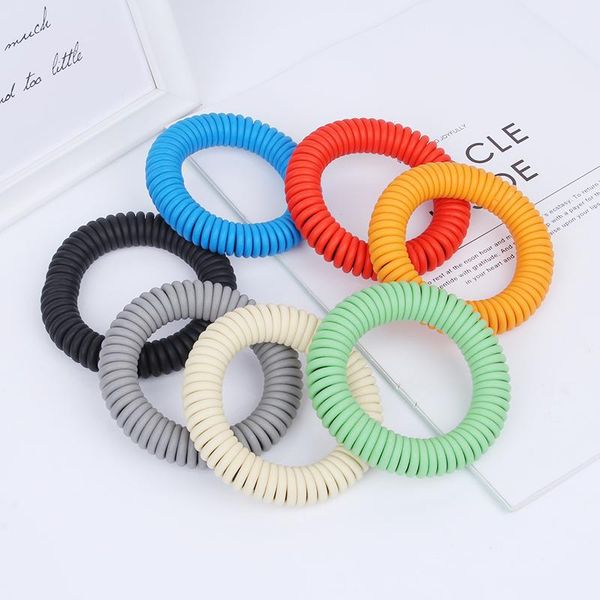 

link, chain jid fashion female soft rubber bracelets original big circle chunky bangles women gothic jewelry mothers day gift, Black