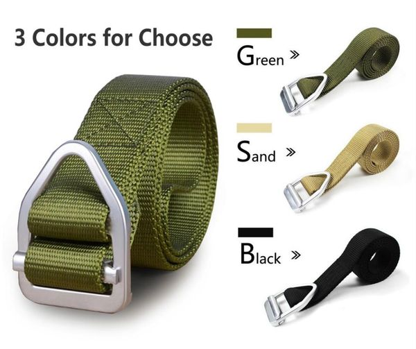 

belts tactical belt, style nylon webbing riggers web belt with buckle, Black;brown