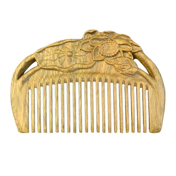 

hair brushes 1 pc sandalwood comb lotus scalp delicate for, Silver
