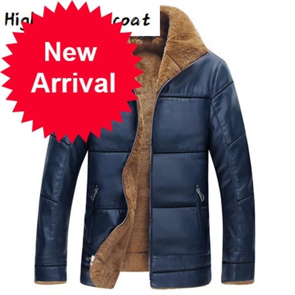 

russian fur faux leather coats, men's back mesh, warm c1135 coats, Black;brown