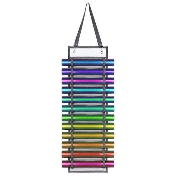 

kitchen storage & organization rack, 12 holes organizers roll holder, for sheets/heat transfer paper/design drawings