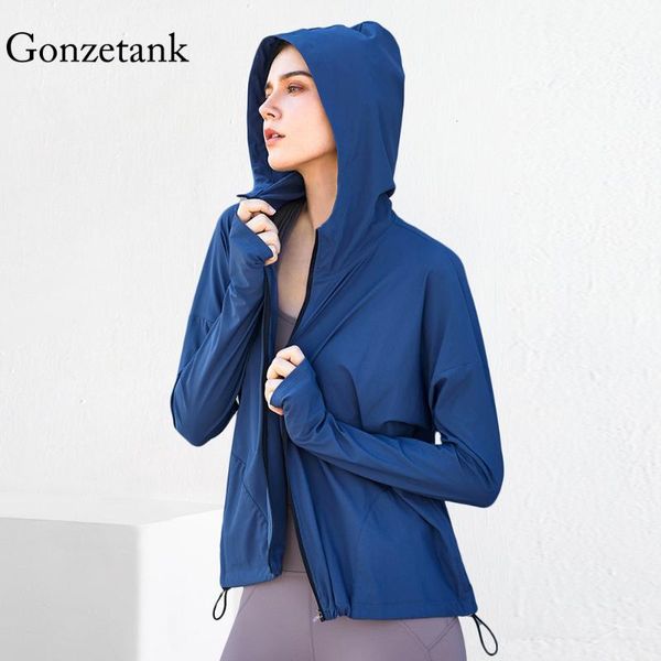 

ins 2021 spring new custom lock zipper hooded fitness clothes women casual loose version running yoga clothes, White;red