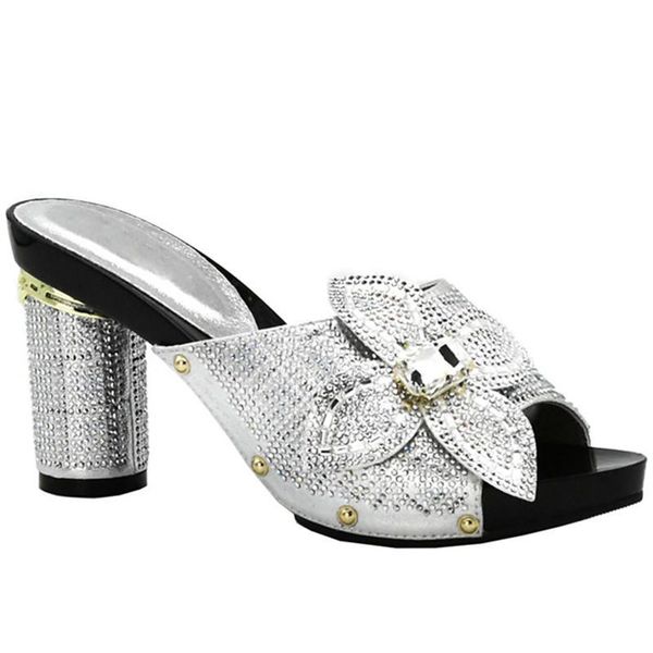 

dress shoes latest designer women luxury 2021 woman low heels african wedding decorated with rhinestone party pumps, Black