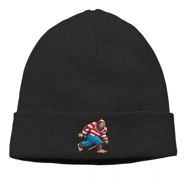 

beanies bonnet where's wally children's books cycling knitting hat big foot winter warm design skullies caps