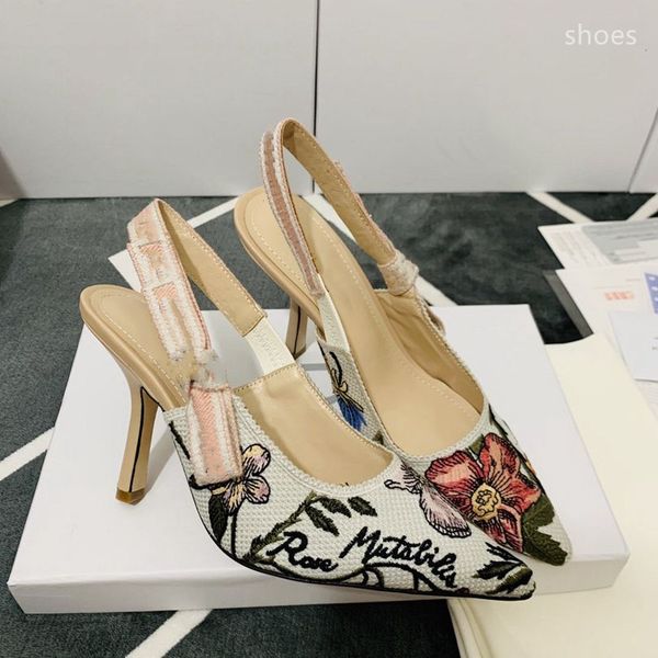 

the new 2021 dress shoes party office universal high heels fashion versatile ladies shoes luxury designer design gd5, Black