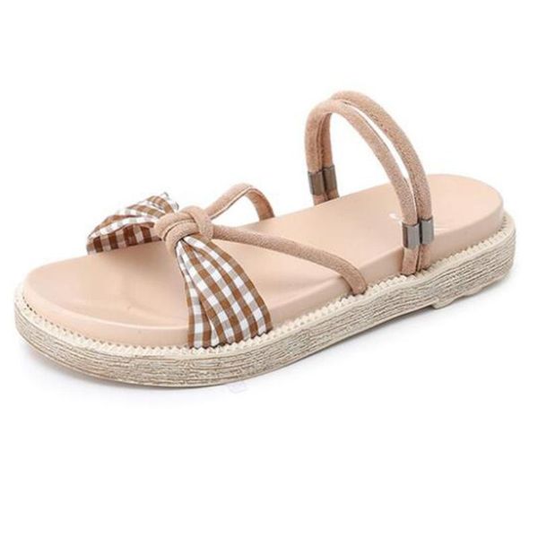 

dress shoes summer platform gladiator sandals big bow decorate wedges muffins female wild fashion casual sandalias ky41, Black