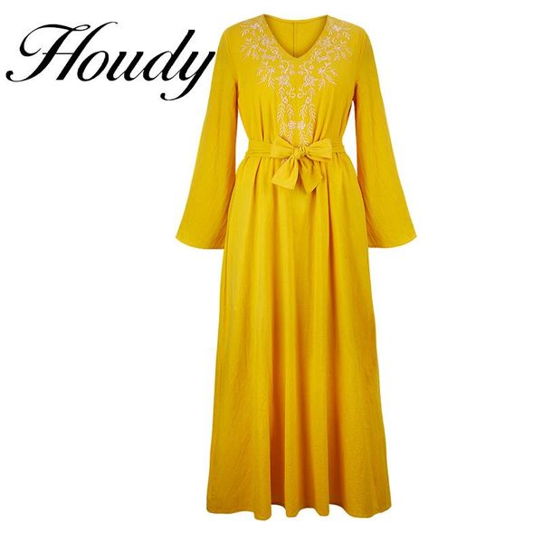 

casual dresses women v neck flower embroidery shirt dress chic lady hem pleats ruffles vestidos straight midi, Black;gray