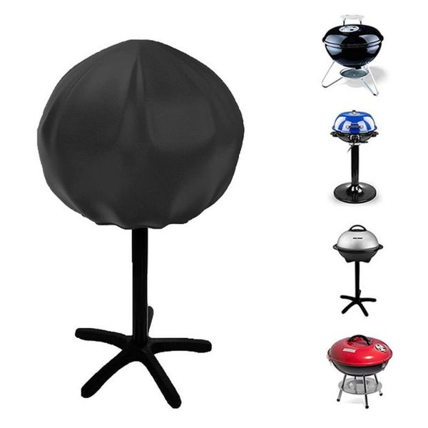

tools & accessories 210d barbecue grill cover outdoor dust waterproof oxford cloth silver coating for heavy duty bbq