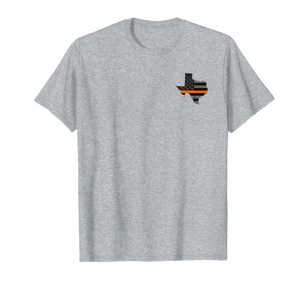 

texas thin orange line search rescue sar team uniform t-shirt, White;black
