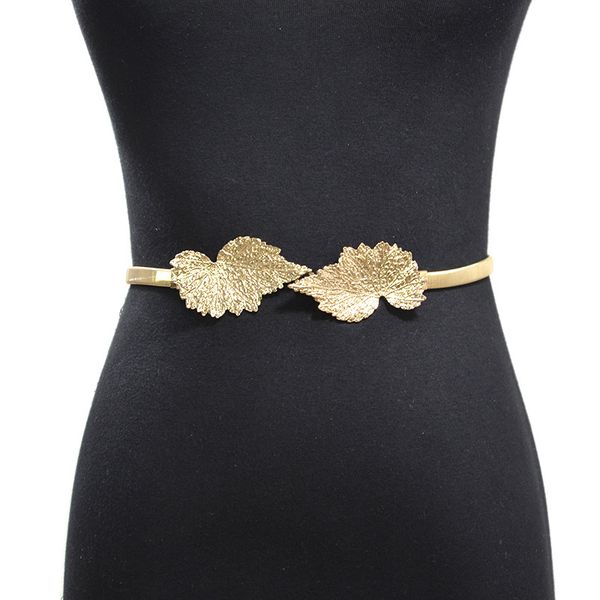 

fashionable new metal spring waist chain for women, Black;brown