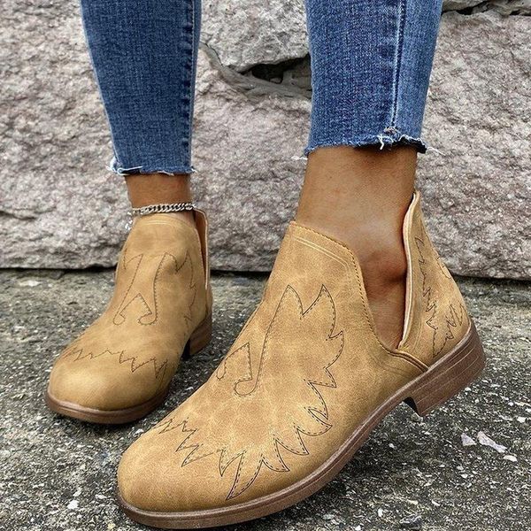 

boots women ankle low heels plus size shoes woman pu leather warm matin single shoe chaussures femme zapatos mujer sapato nh032, Black