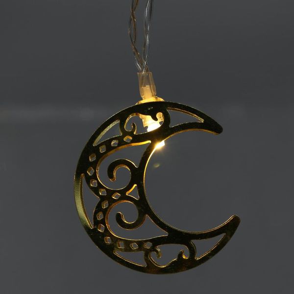 

strings led ramadan decoration string lights eid mubarak moon wedding garden outdoor night home decor