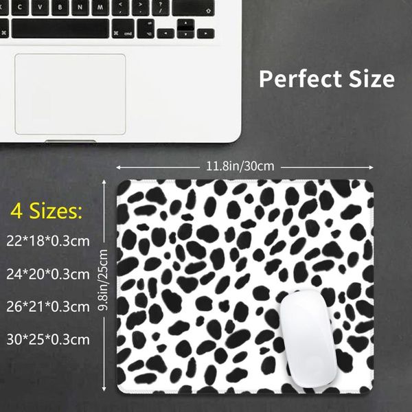 

mouse pads & wrist rests dalmatian spots black and white print pad 2221 polka dots