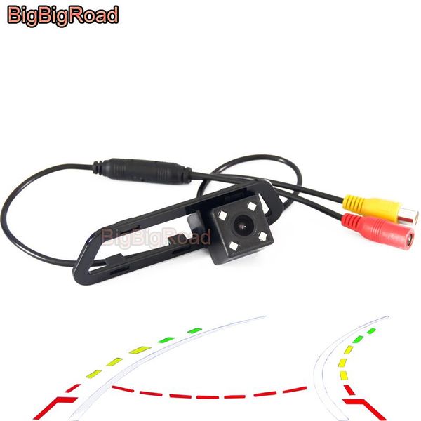 

car rear view cameras& parking sensors bigbigroad intelligent dynamic track reversing camera for tiida 2011 2012 2013 2014 2021 night