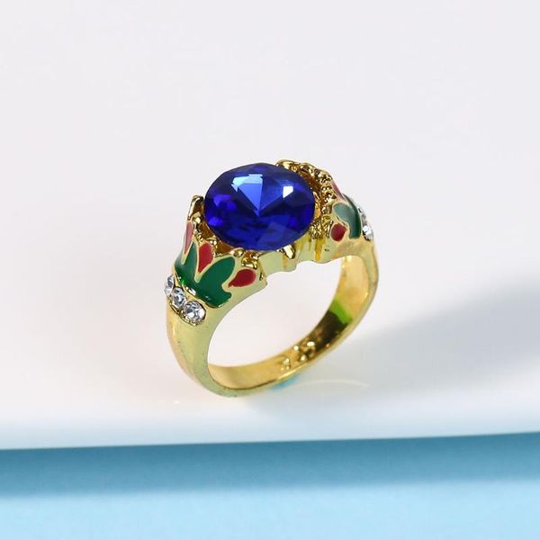 

wedding rings cute romantic geometric round ladies ring cocktail girlfriend beloved birthday party gift decoration accessories set, Slivery;golden