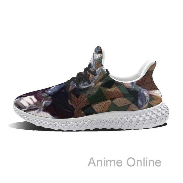 

spring tomioka giyuu fresh pattern flat shoes