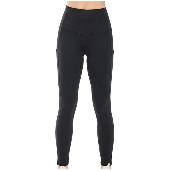 

women solid slim stretch yo-ga leggings fitness running gym sport bags active broeksale, Black