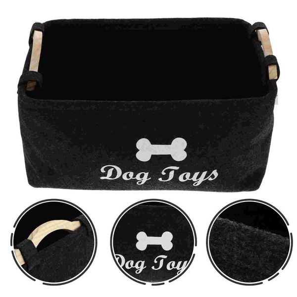 

dog apparel pet storage basket for organizing toys blankets leashes and food