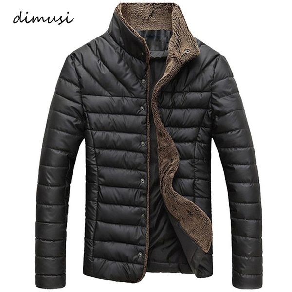 

men's fleece thick warm jacket parkas men padded winter coats fashion mens brand clothing 4xl kg-462, Black
