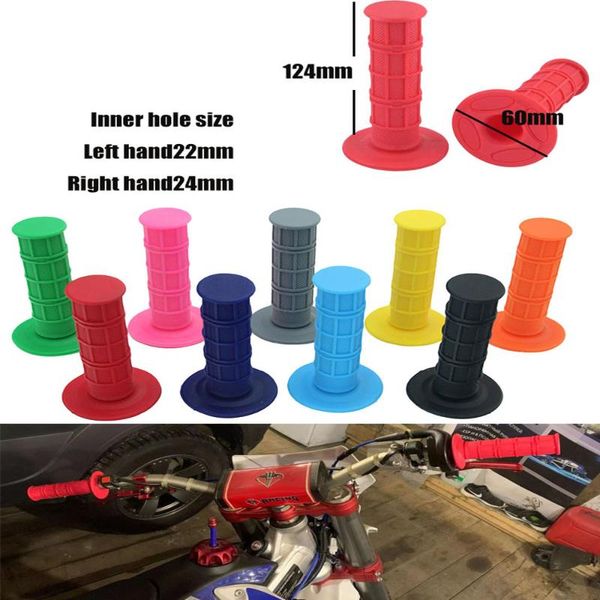 

handlebars 11 colours universal handle grips dirt pit bike motorcycle motocross motorbike bar for crf yzf kxf sxf ssr sdg bse