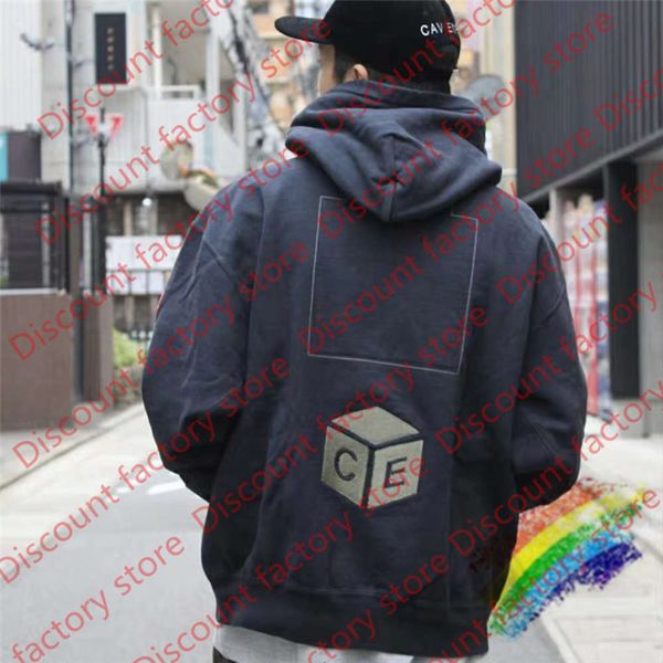 

450g thick cotton hoodie women men 1 sweatshirt mens cotton hoodie pullover, Black