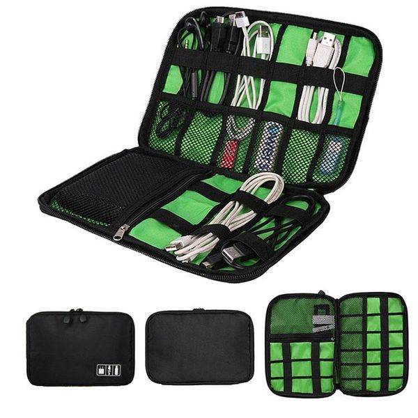 

storage bags headsets package portable durable waterproof bag digital organizer kit wire pen usb data cable holders