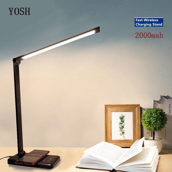 

led desk lamps usb eye-protection table lamp 5 dimable level touch night light for bedroom bedside reading lampara escritorio