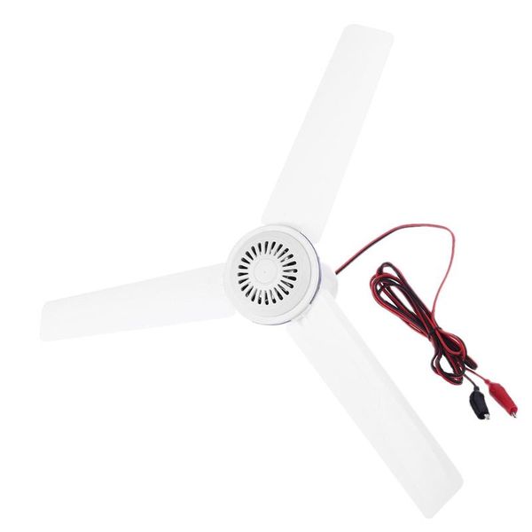 

electric fans 12v mute ceiling fan 19.6inch silent camping tent hanging without switch 230cm cable for outdoor hiking bed home picnic