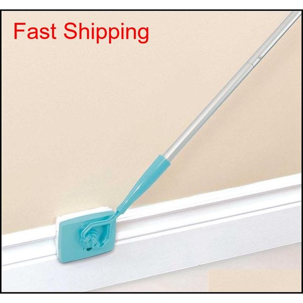 

20pcs baseboard buddy cleaning mop blue plastic steel white mop simply walk glide extendable microfiber dust brus jllkei bdesybag