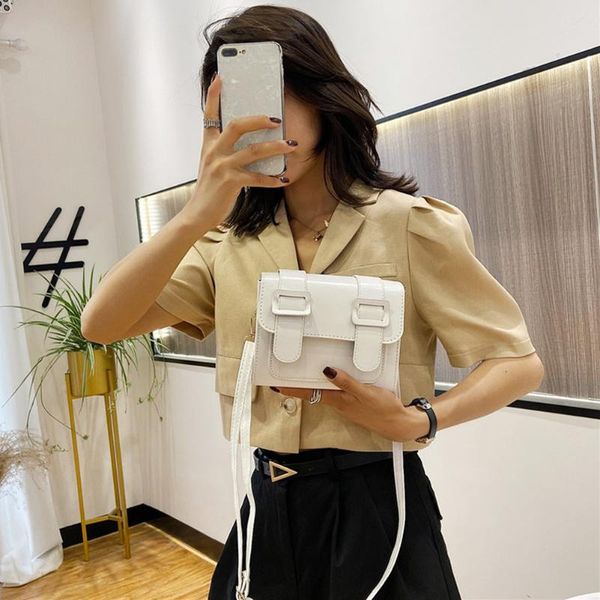 

cross body women pu leather belt buckle travel small messenger pouch fashion shoulder bag exquisite shopping