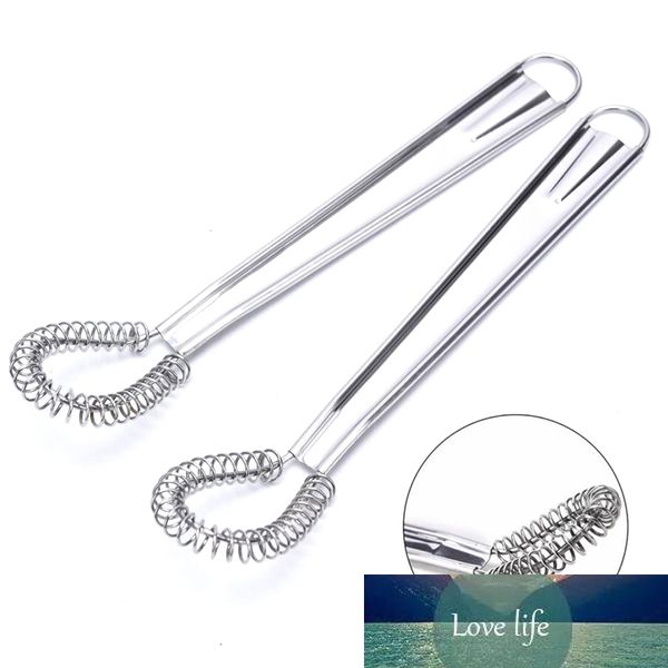 1pcs 20cm Acciaio inossidabile Acciaio inox Magic Hand Transing Spring Whisk Mini cucina uova salse miscelatore