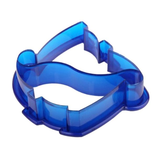

baking moulds shape sandwich cake bread toast cookie biscuit cutter (blue)